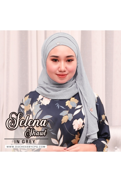 SELENA SHAWL - GREY